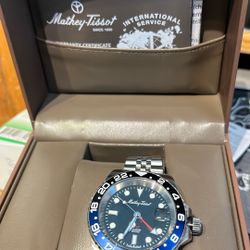 Mathey-Tissot quartz GMT Like New