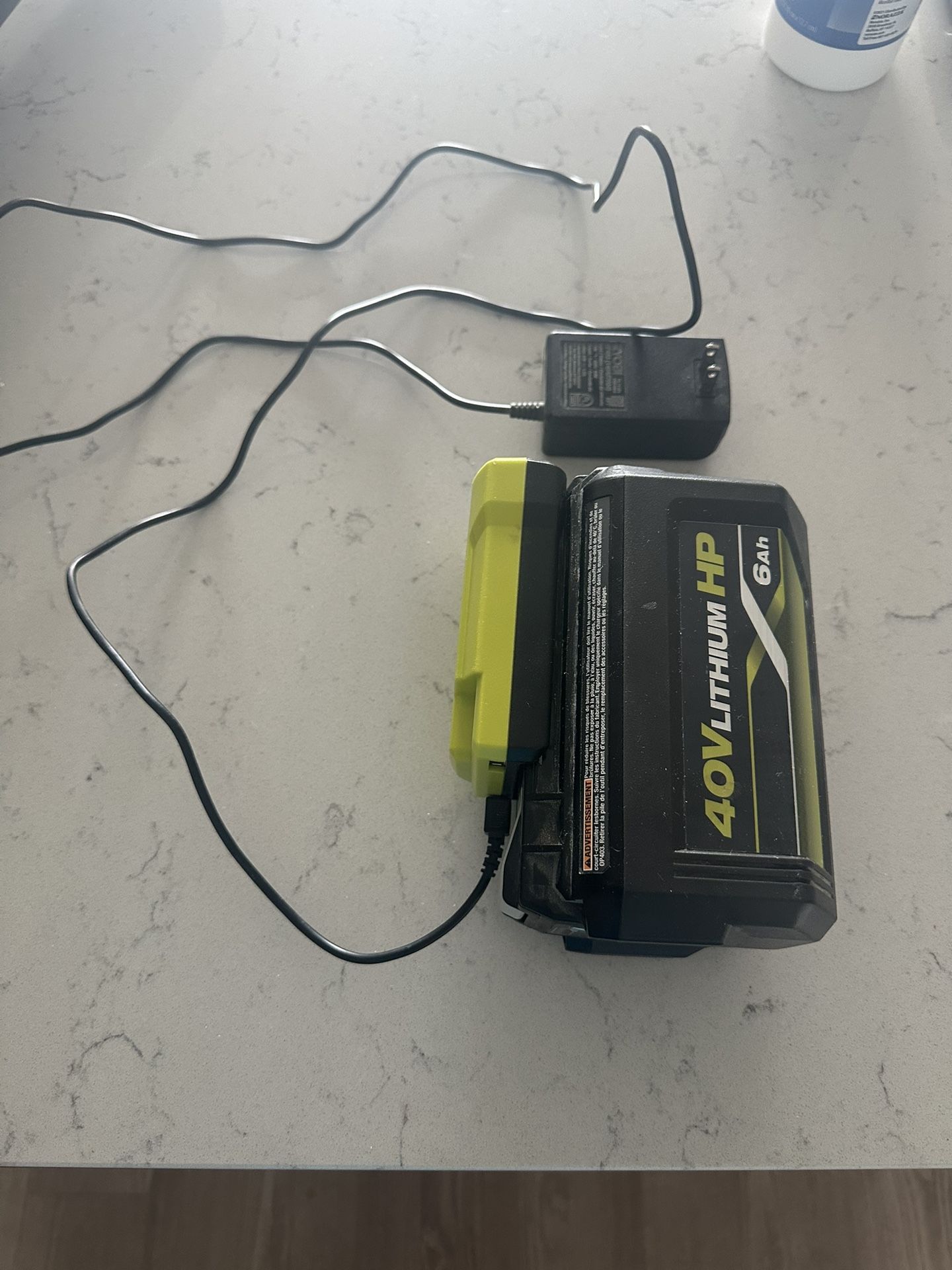 RYOBI 40V 60ah Battery And Charger