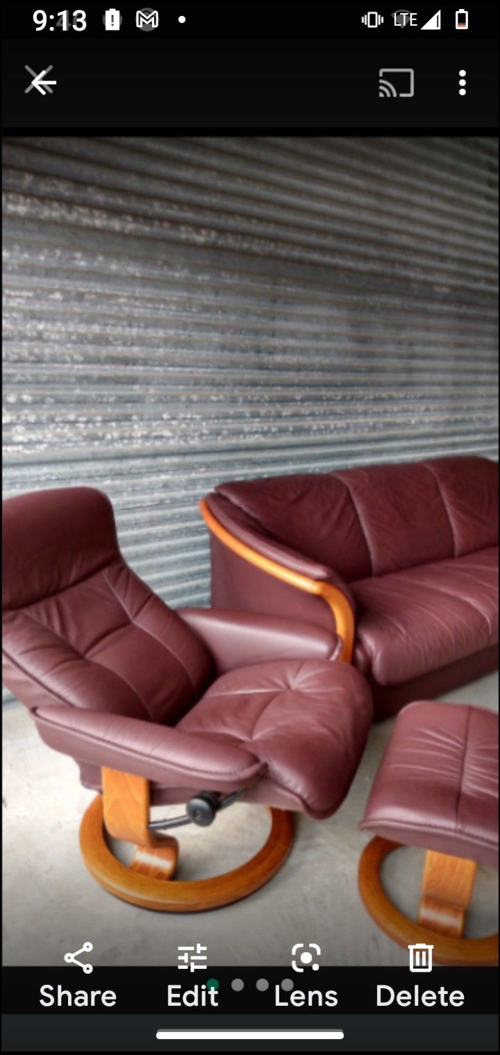 BRAND NEW - BEAUTIFUL CANTONI ITALIAN LUXURY LEATHER SOFA SET