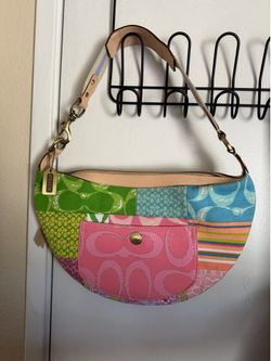 Coach patchwork hobo bag