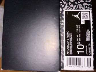 Jordan 3 black cat