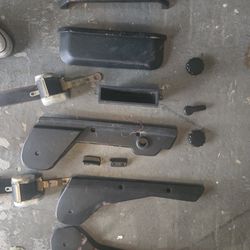 1st Generation Toyota 4Runner Random Trim Pieces / Seatbelts 