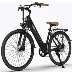 Movcan V80 Electric Bike, 1000W Motor 28MPH Ebike, 48V 13Ah Removeable Battery, 26'' City Cruiser Adult Electric Bicycles up to 70 Miles