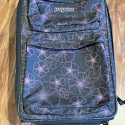 Jansport Rolling Suitcase Carry-On – Floral Print