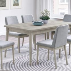 7 Pc Dining Table Set