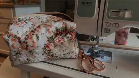 Handmade Cotton Cosmetics Bag