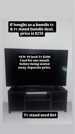 Tv and stand
