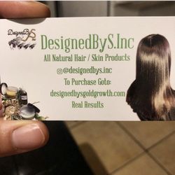 (DesignedByS.Inc) Gold Growth™️ is a 2oz bottle 100% all Natural Hair Nurturing Oil which promotes healthy long growing hair. Gets rid of dry scalp,