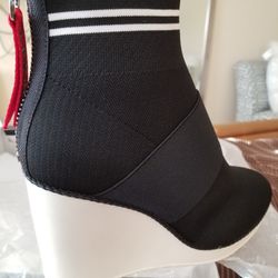 Black and Red DKNY Women's Shoes