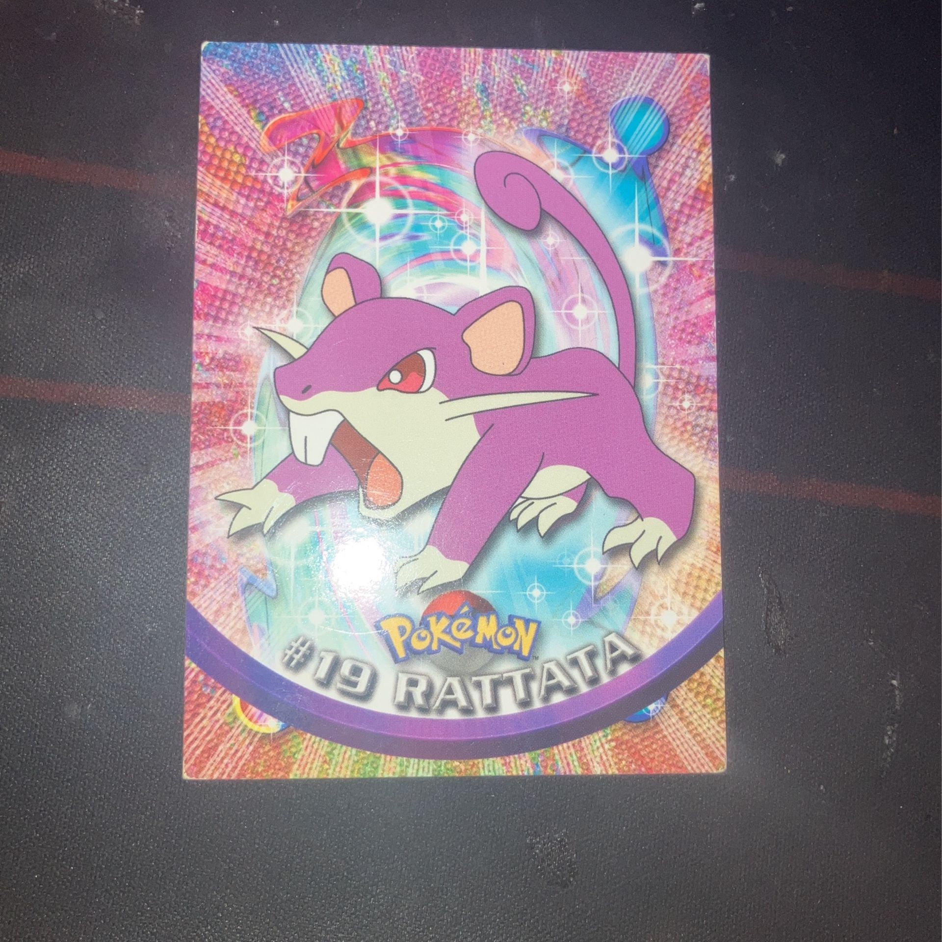 1999 Rattata Tv Animation Edition Topps Pokémon Card