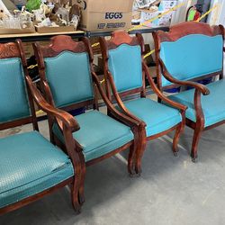 Antique/Vintage Loveseat and Armchairs
