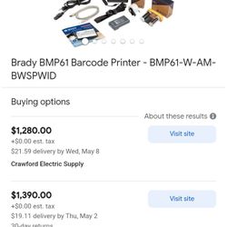 Brady Bmp61 Printer