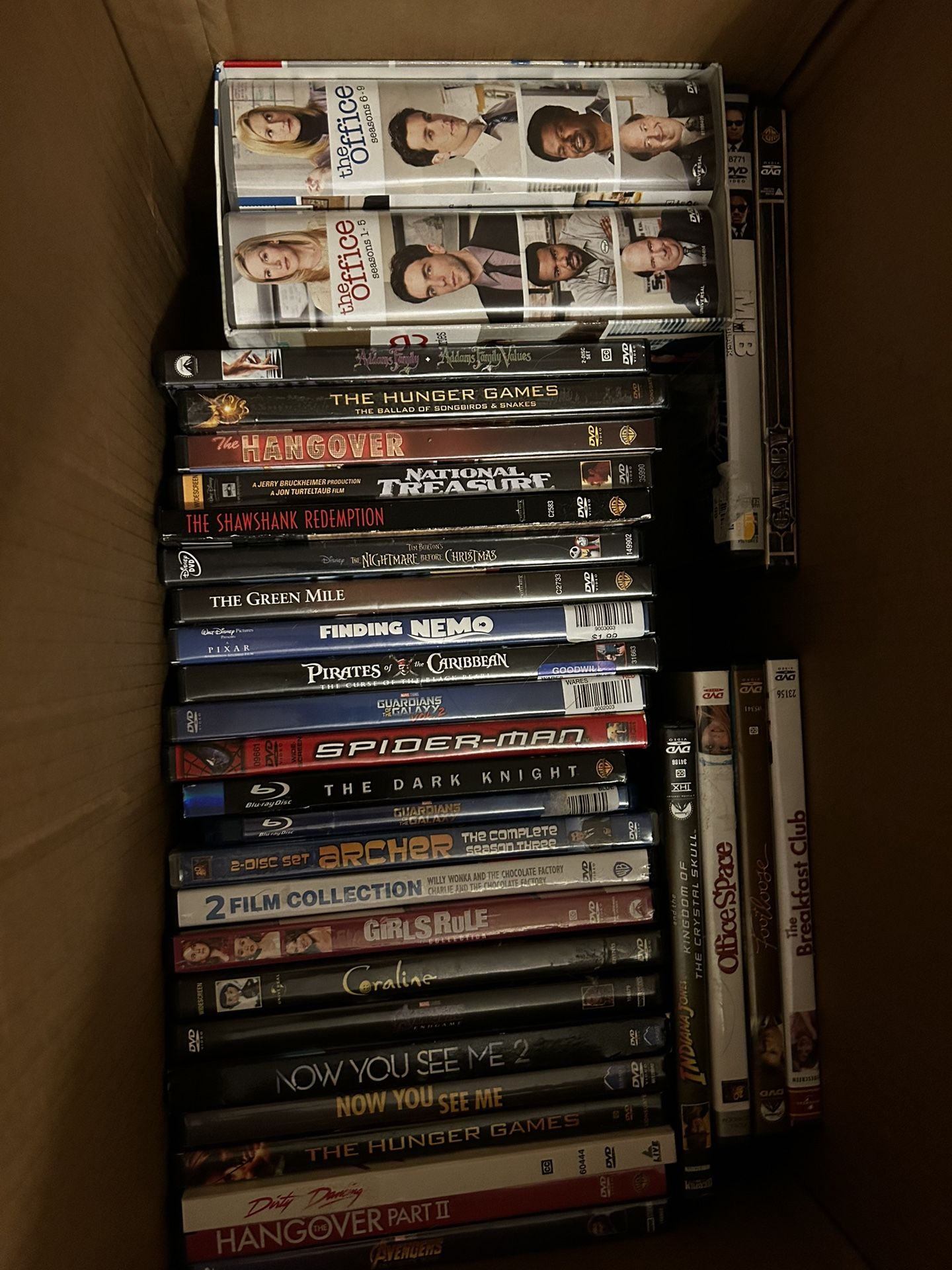 Huge DVD/Blu-ray Movie Lot – 47 Titles – Action, Comedy, Disney, TV Shows