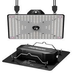 150% High-Yield LED Grow Light with LM301H Diodes, Dimmable Lighting Full Spectrum Grow Light for Indoor Plants, Veg Bloom Growing Lamps for 2.5x2.5/4