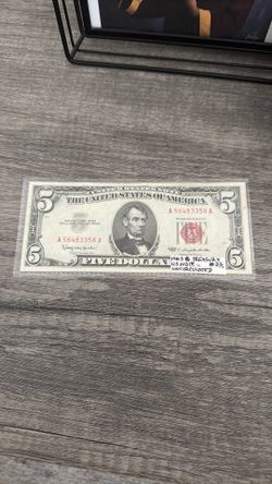 1963 $5 note