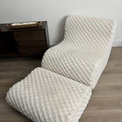 Modora Chair and Ottoman