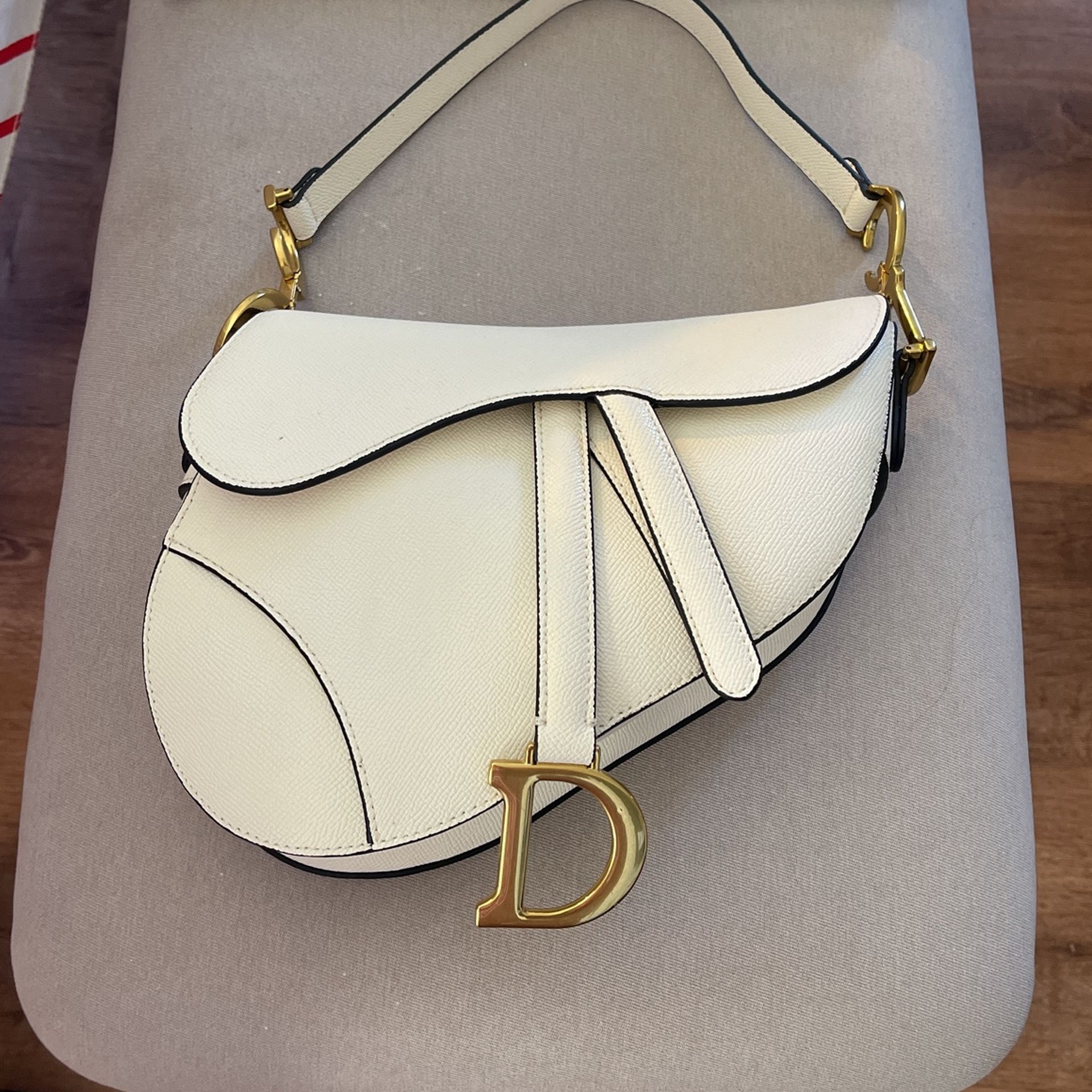 Dior saddle Beige Leather Bag large $150