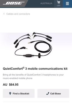 Bose communication kit