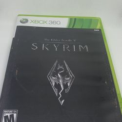 Used SkyRim V Xbox 360 The Elder Scrolls V (CIB)
