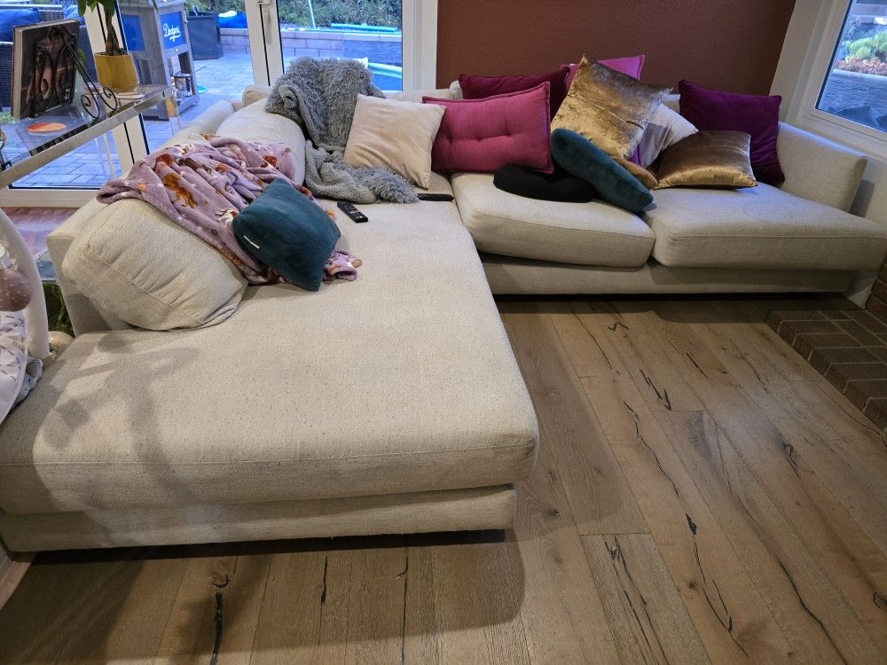 West ELM CUSTOMIZED SOFA CHAISE