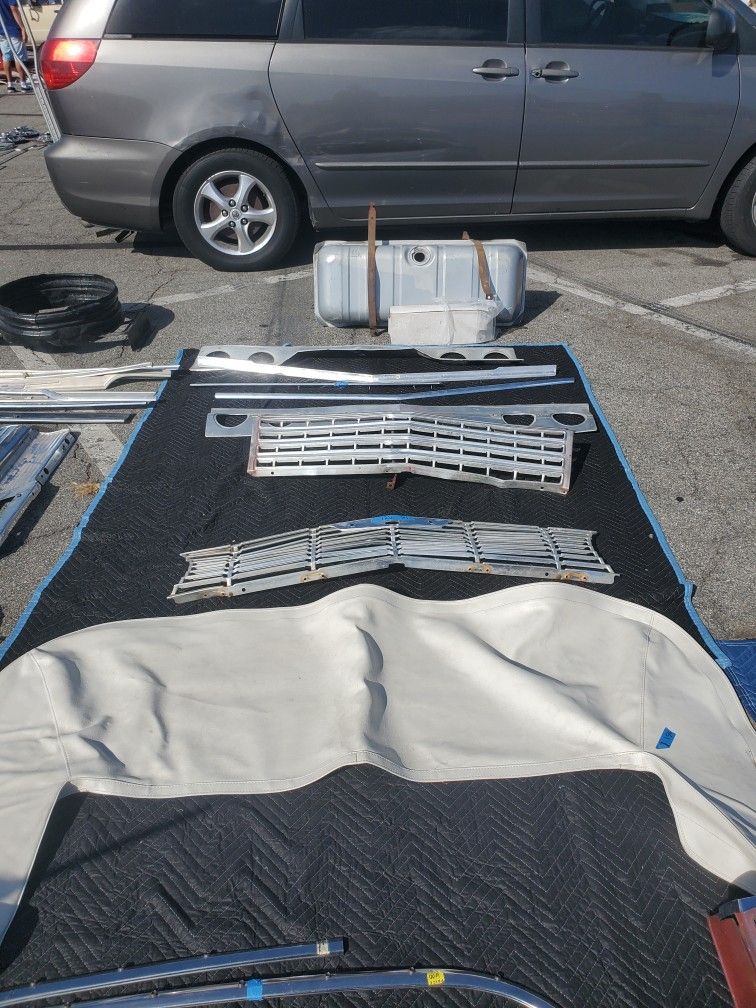 64 Impala Convertible Boot Cover White Gd Condition 