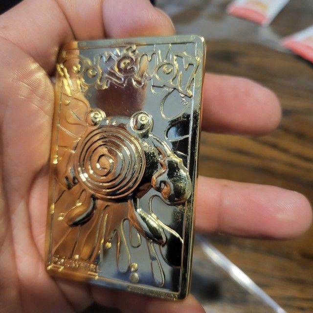 pokemon gold plated trading card 23k cards : r/Gold 23K Gold Plated Pokemon Card
