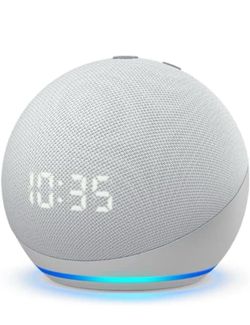 Great Condition Amazon Echo Dot with Clock (4th Gen)