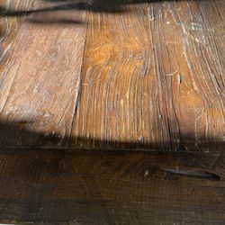 Hard Wood Table With bench 