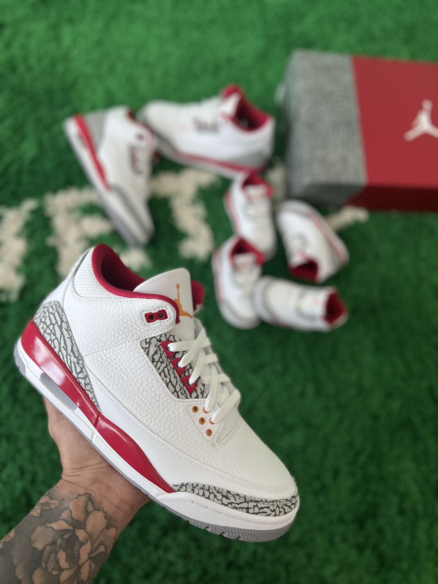 Jordan 3 Retro Cardinal Size 11