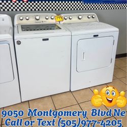 Maytag Top Loading Washer & Dryer Set