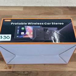Portable wireless car stereo