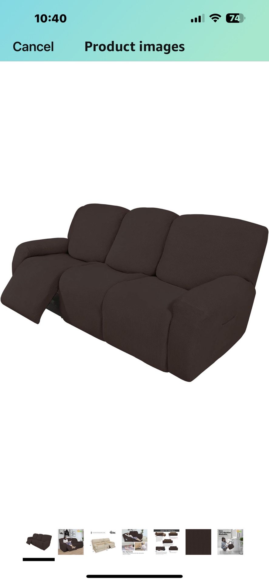 Recliner Cover
