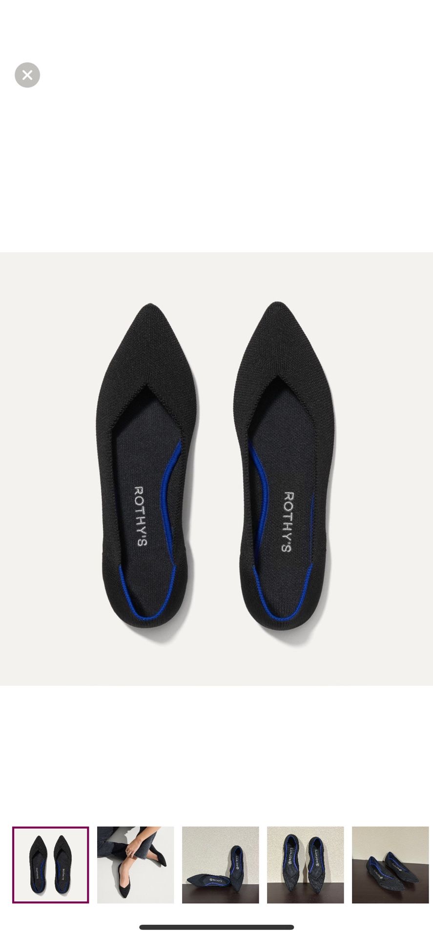 Rothy’s Black Flats
