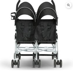 Jeep TurboGlyde Side by Side Double Stroller by Delta Children - Greenguard Gold Certified, Black