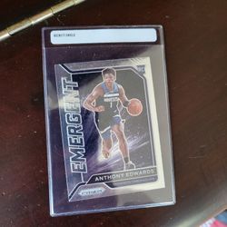 Anthony Edwards Timberwolved Prizm Rookie RC MINT