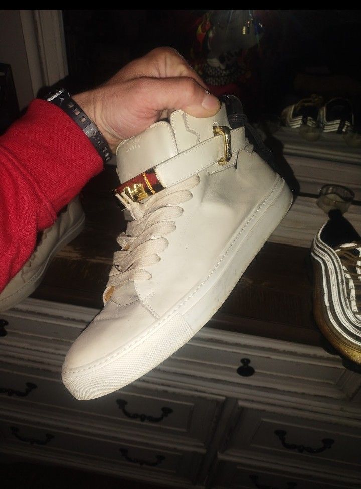 Men's Buscemi 100MM Leather Sneakers