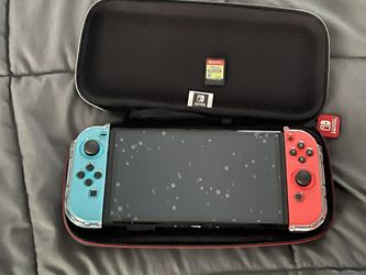 Nintendo Switch w OLED Screen W Super Mario Bros Deluxe 2