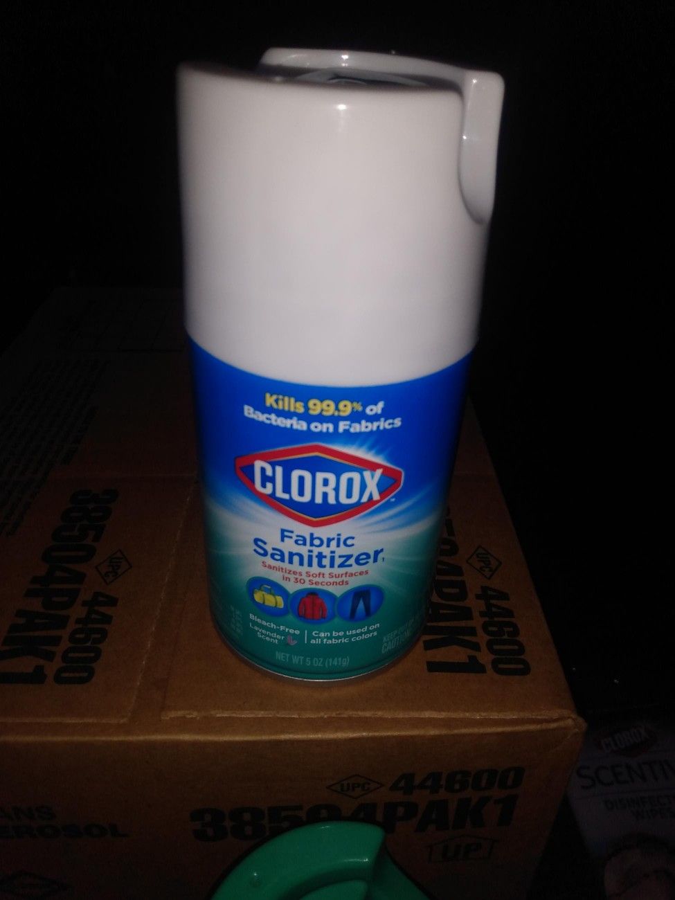 New 5oz can of clorox disinfectant clothes spray