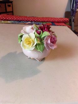Vintage fine bone china flower bouquet