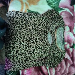 Casual Leopard Print Top