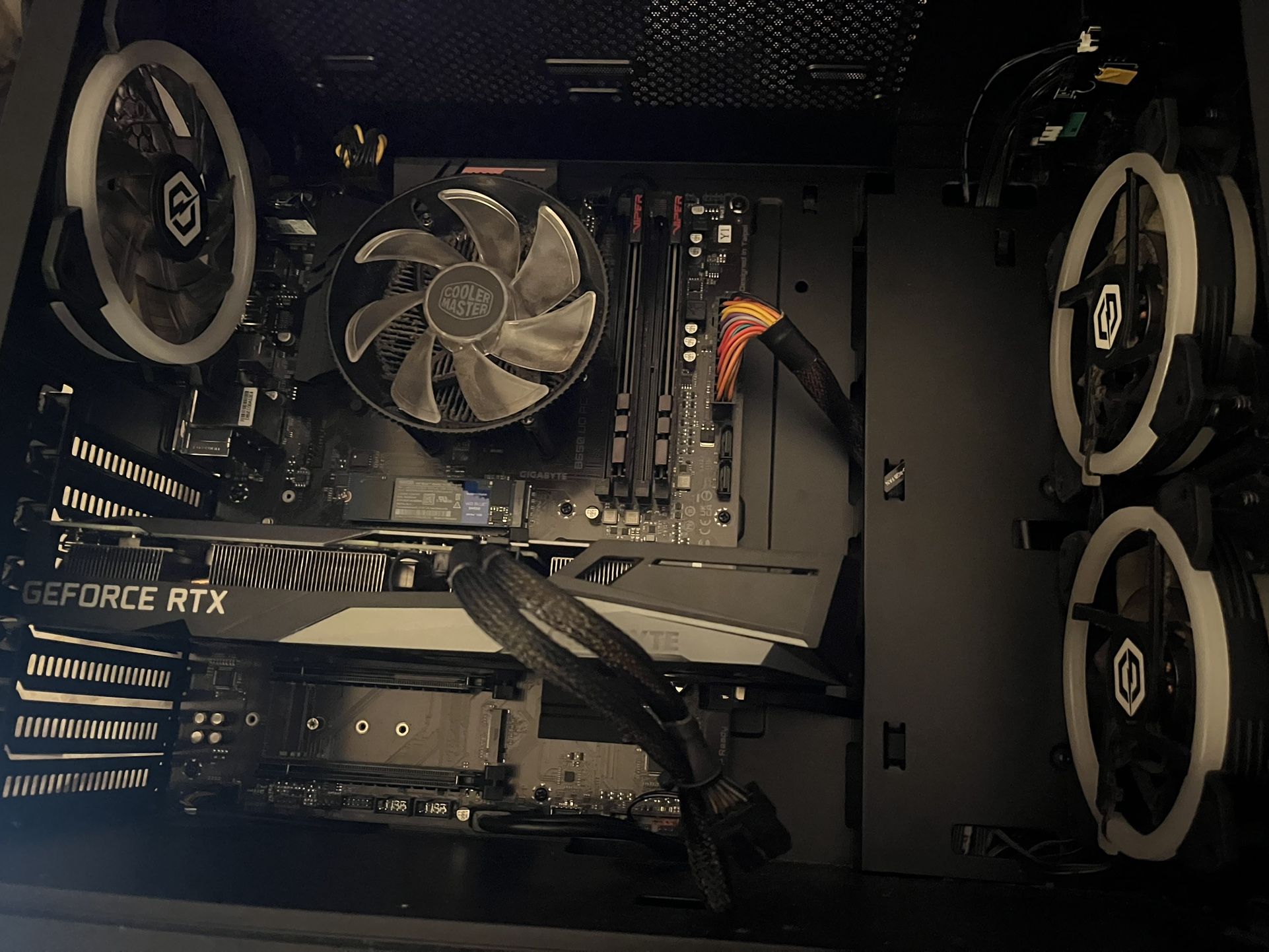cyberpowerPc new fans and cpu