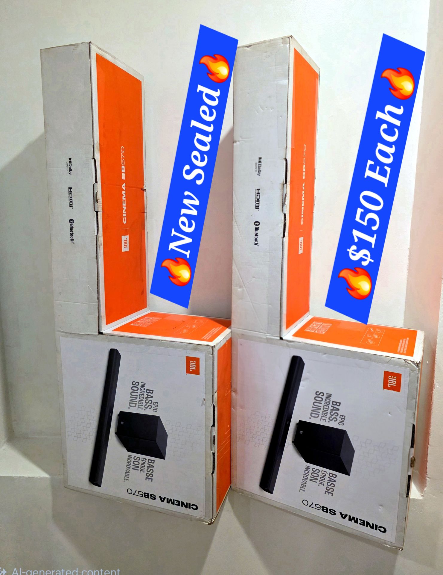 🔥JBL Cinema SB570🔥$150 Firm On Price🔥BRAND NEW FACTORY SEALED