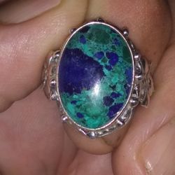 925 Ring .hand Made One Of A Kind.