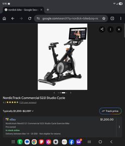 NordicTrack Commercial S22i Studio Cycle