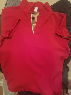 Kids size 10y Burberry polo shirt for sale