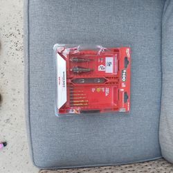 Milwaukee 8 piece impact step and drill bit set 