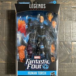 Marvel Legends Human Torch Figure Super Skrull Wave Fantastic Four