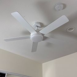 52 Inch White Smart Ceiling Fan (Hubspace)