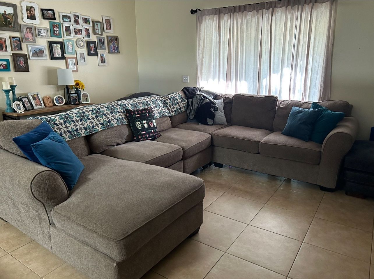 Large Tan Sectional