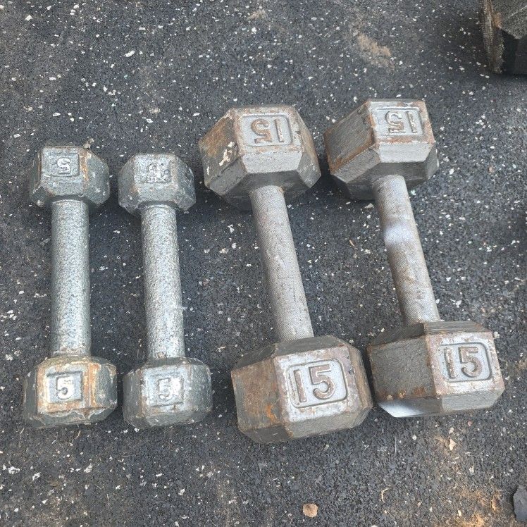 Hex Dumbbell Set 